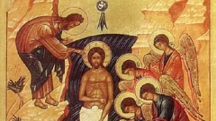 Богоявление, русская икона, ХІІІ век
